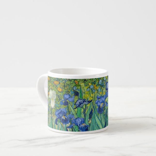 Vincent Van Gogh - Irises Espresso Cup (Front Left)