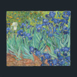Vincent Van Gogh - Irises Fleece Blanket<br><div class="desc">Irises / Iris - Vincent Van Gogh,  1889</div>