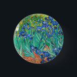 Vincent Van Gogh Irises Floral Vintage Fine Art 3 Cm Round Badge<br><div class="desc">Vincent Van Gogh Irises Floral Vintage Fine Art Button</div>