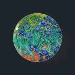 Vincent Van Gogh Irises Floral Vintage Fine Art 3 Cm Round Badge<br><div class="desc">Vincent Van Gogh Irises Floral Vintage Fine Art Button</div>
