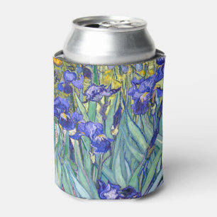 Vincent Van Gogh Irises Floral Vintage Fine Art Can Cooler