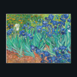 Vincent Van Gogh Irises Floral Vintage Fine Art Postcard<br><div class="desc">Vincent Van Gogh Irises Floral Vintage Fine Art Postcard</div>