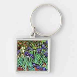 Vincent Van Gogh - Irises - Flower Lover Fine Art Key Ring