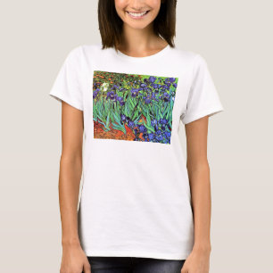 Vincent Van Gogh - Irises - Flower Lover Fine Art T-Shirt