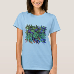 Vincent Van Gogh - Irises - Flower Lover Fine Art T-Shirt
