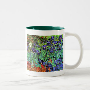 Vincent Van Gogh - Irises - Flower Lover Fine Art Two-Tone Coffee Mug