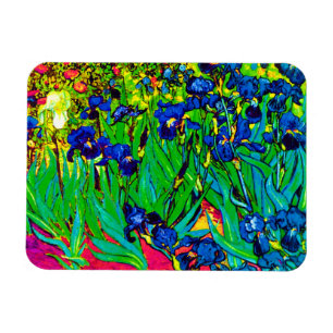 Vincent Van Gogh - Irises - Flower Lover Pop Art Magnet