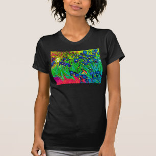 Vincent Van Gogh - Irises - Flower Lover Pop Art T-Shirt