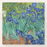 Vincent Van Gogh - Irises Glass Coaster<br><div class="desc">Irises / Iris - Vincent Van Gogh,  1889</div>