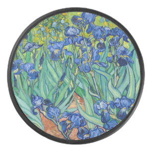 Vincent Van Gogh - Irises Hockey Puck