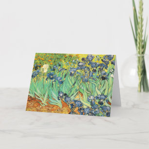 Vincent Van Gogh - Irises Holiday Card