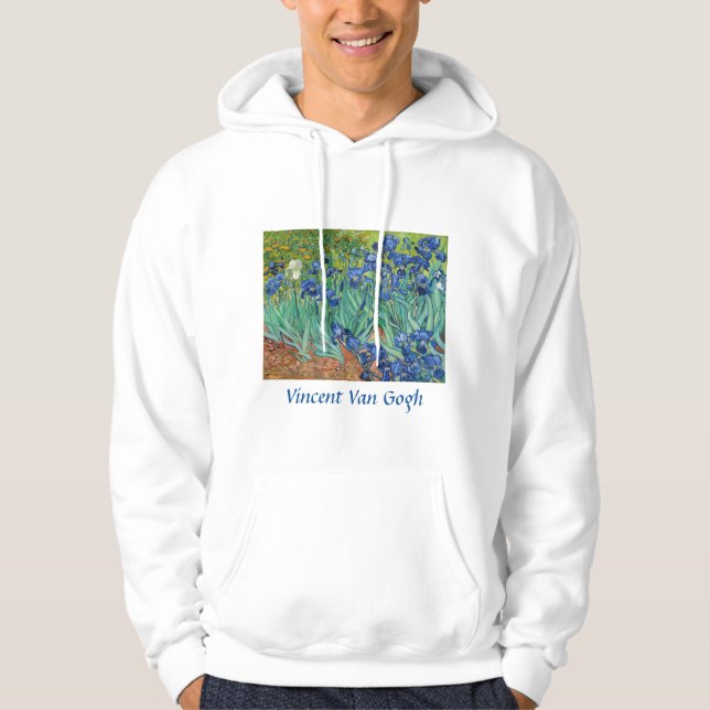 Vincent Van Gogh - Irises Hoodie (Front)