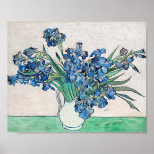Vincent Van Gogh. Irises. Impressionism floral Poster