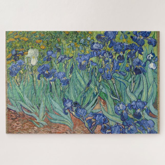 Vincent Van Gogh. Irises. Jigsaw Puzzle (Horizontal)