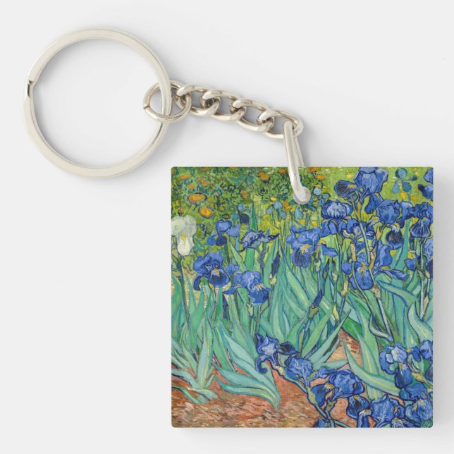 Vincent Van Gogh - Irises Key Ring (Front)