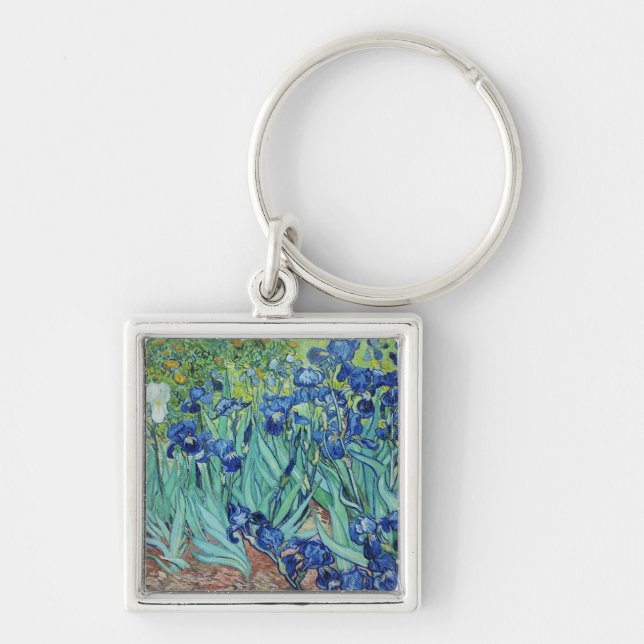 Vincent van Gogh Irises Key Ring (Front)