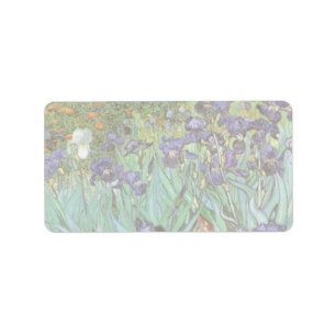 Vincent van Gogh - Irises Label