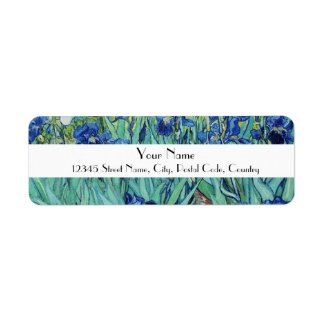 Vincent van Gogh, Irises Label