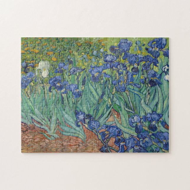 Vincent Van Gogh, Irises, Les Iris Jigsaw Puzzle (Horizontal)