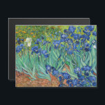 Vincent Van Gogh - Irises Magnetic Card<br><div class="desc">Irises / Iris - Vincent Van Gogh,  1889</div>
