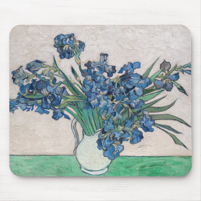 Vincent van Gogh - Irises Mouse Mat (Front)