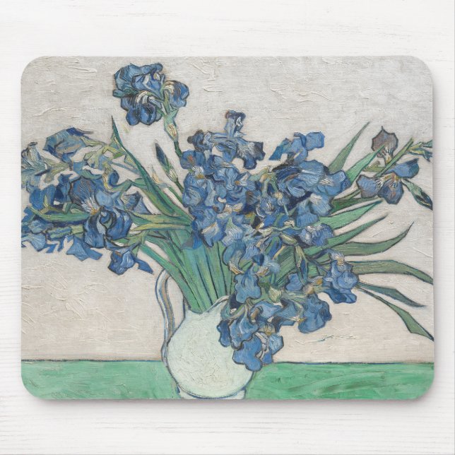 Vincent van Gogh - Irises Mouse Mat (Front)
