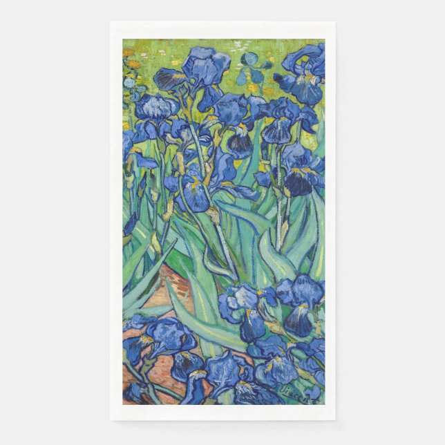 Vincent Van Gogh - Irises Napkin (Front)