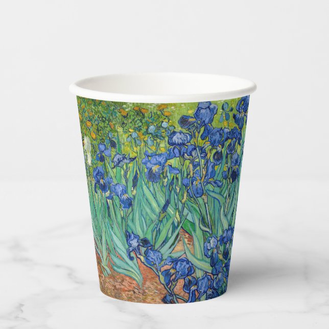 Vincent Van Gogh - Irises Paper Cups (Front)