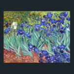 Vincent van Gogh Irises Poster<br><div class="desc">Irises in a vase as painted by Vincent van Gogh.</div>
