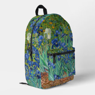 Vincent Van Gogh - Irises Printed Backpack