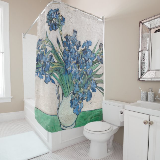 Vincent van Gogh - Irises Shower Curtain (In Situ)