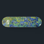 Vincent Van Gogh - Irises Skateboard<br><div class="desc">Irises / Iris - Vincent Van Gogh,  1889</div>