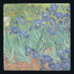Vincent Van Gogh - Irises Stone Coaster<br><div class="desc">Irises / Iris - Vincent Van Gogh,  1889</div>