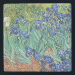 Vincent Van Gogh - Irises Stone Coaster<br><div class="desc">Irises / Iris - Vincent Van Gogh,  1889</div>