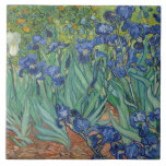 Vincent van Gogh - Irises Tile<br><div class="desc">Vincent van Gogh - Irises - 1889 - oil painting</div>