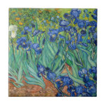 Vincent Van Gogh - Irises Tile<br><div class="desc">Irises / Iris - Vincent Van Gogh,  1889</div>