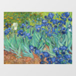 Vincent Van Gogh - Irises Window Cling<br><div class="desc">Irises / Iris - Vincent Van Gogh,  1889</div>