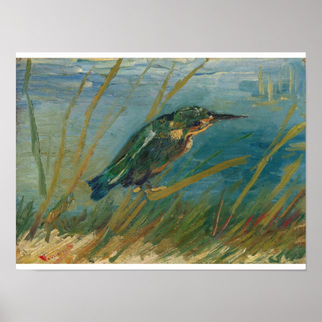 Vincent Van Gogh - Kingfisher by the Waterside Poster (Front)