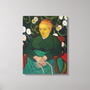 Vincent van Gogh La Berceuse Woman Canvas Print