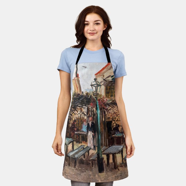 Vincent Van Gogh - La Guinguette on Montmartre Apron (Worn)