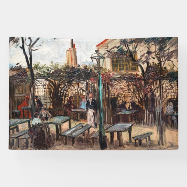 Vincent Van Gogh - La Guinguette on Montmartre Banner (Horizontal)