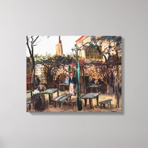 Vincent Van Gogh - La Guinguette on Montmartre Canvas Print