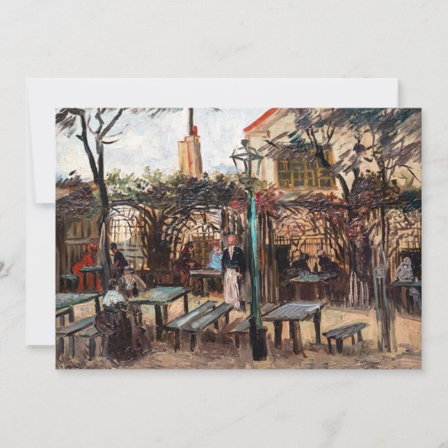 Vincent Van Gogh - La Guinguette on Montmartre Invitation (Front)
