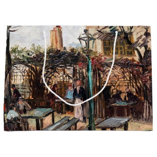 Vincent Van Gogh - La Guinguette on Montmartre Large Gift Bag
