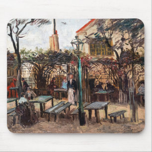 Vincent Van Gogh - La Guinguette on Montmartre Mouse Mat
