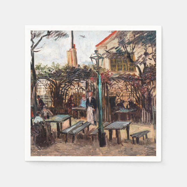 Vincent Van Gogh - La Guinguette on Montmartre Napkin (Front)