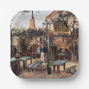 Vincent Van Gogh - La Guinguette on Montmartre Paper Plate