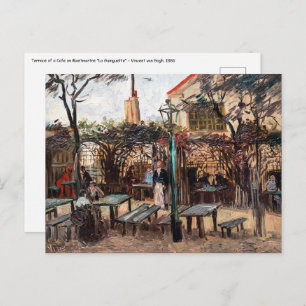 Vincent Van Gogh - La Guinguette on Montmartre Postcard