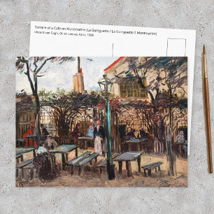 Vincent Van Gogh - La Guinguette on Montmartre Postcard