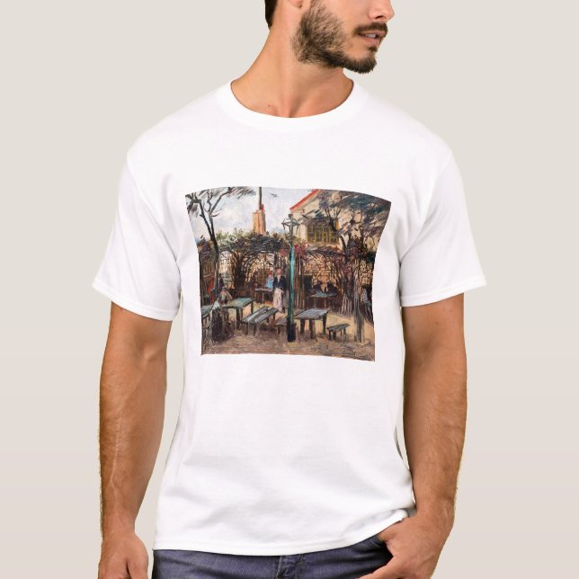 Vincent Van Gogh - La Guinguette on Montmartre T-Shirt (Front)